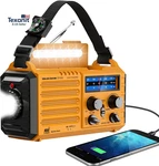 Emergency Radio With Noaa Weather Alert, 5000MAH Solar Hand Crank Portable Am/fm. Fixed Price $62.57.