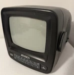 Jensen J53-BWR 5" Portable B&w Tv Crt Am Fm Radio Tested. Fixed Price $29.99.