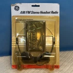 Vtg General Electric Am/fm Stereo Headset Radio Model 7-1627S New In Package. Fixed Price $24.44.