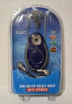 Coby CX-8 Mini Am/fm Pocket Radio With Speaker And Headphones 2004 New!. Fixed Price $15.00.