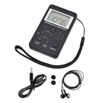 Mini Portable Fm Radio With 3.5MM Earphone For Walk/jogging/gym/camping. Fixed Price $16.87.