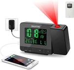 Smartro SC31B Digital Projection Alarm Clock With Weather Station, Indoor Out.... Fixed Price $45.92.