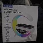 MINI3401 Led Wireless Charging Bluetooth Clock Radio Alarm Fm Usb Aux. Fixed Price $40.00.