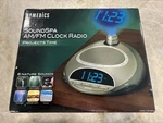 Homedics SS-4500 Sound Spa Alarm Clock Radio Machine White Noise Light. Fixed Price $42.50.