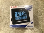 New Sharp Atomic Alarm Clock With Indoor Temperature Calendar Display. Fixed Price $23.00.
