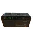 Sony Dream Machine Model ICF-C600 Alarm Clock Am/fm Radio Cassette Player Vtg. Fixed Price $24.95.