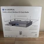 Audiovox KCD3180 Undercabinet Kitchen Clock Radio, Nib (new Box). Fixed Price $69.99.
