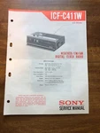 Sony ICF-C411W Weather/fm/am Clock Radio Original Service Manual Schematic L082. Fixed Price $27.95.