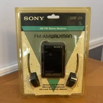 Vintage Sony Walkman SRF-29 Black Am/fm Radio With Belt Clip And Headphones New. Fixed Price $79.99.
