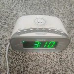 Timex Am/fm Dual Alarm Clock Radio 1.2" Green Display & Line-in Jack. Fixed Price $10.00.