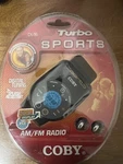 Coby All Weather Digital Am/fm Radio With Arm Band Turbo Sports CX-96. Fixed Price $20.89.