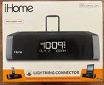 Ihome IDL45 Dual Alarm Digital Clock Radio Fm Dock Lightning Connector. Fixed Price $65.00.