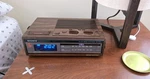Vintage Sony Radio Am/fm Clock/alarm Shiny & Clean Working 100%- 80S ICF-C70W. Fixed Price $125.00.