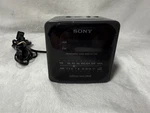 Sony Dream Machine ICF-C120 Black Dark Gray Cube Alarm Clock Radio Am/fm. Fixed Price $16.10.