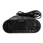 Sony Dream Machine ICF-C218 Fm Clock Radio Black Auto Time Set Alarm Vtg. Fixed Price $18.99.