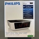 Philips AJ3116W Dual Alarm Clock Digital Tuning Fm Radio White New Open Box. Fixed Price $19.99.
