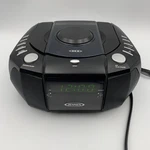 Jensen Dual Alarm Clock Am/fm Stereo Radio With Top Loading Cd Player JCR-310. Fixed Price $44.95.