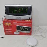 Sonic Alert Boom SBD375SS Vibrating Dual Alarm Clock Silver. Fixed Price $34.95.