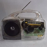 Vintage Am/fm Radio Crank Power, Solar Clear, Freeplay,. Fixed Price $44.00.