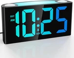 Color Changing Led Digital Alarm Clock For Bedroom Plug-in Smart. Fixed Price $41.49.