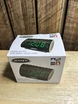 Jensen Modern Alarm Clock Radio Am And Fm Digital 1.2 In Green Led Display Dual. Fixed Price $17.51.