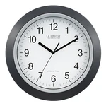 WT-3129B Crosse Technology 12" Atomic Analog Wall Clock Black Open Box. Fixed Price $29.95.