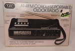 Vintage Tozai 6868 Am/fm Cordless Portable Clock Radio With Box Tested. Fixed Price $19.99.
