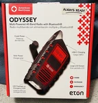 Eton Odyssey Cross Multi-powered All-band Bluetooth Emergency Radio With Rds. Fixed Price $55.00.