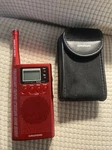 Grundig Mini 300 World Band Receiver Handheld Compact Red Sw/fm Radio. Fixed Price $39.99.