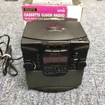 Vintage Gpx Cassette Clock Radio Fm/am Alarm DC705 Black. Fixed Price $49.99.
