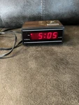 Vtg Cosmo Led Alarm Clock - Faux Wood Grain Model E529B Tested Works. Fixed Price $9.99.