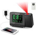 Smartro SC31B Digital Projection Alarm Clock With Weather Station, Indoor Out.... Fixed Price $57.84.