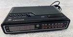 Vintage 1980S Alarm Clock Radio Silver/black Model 7-4614A Tested Works!. Fixed Price $19.99.