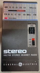 Tested Works Vintage 7-1610A Am/fm Stereo Headset Radio General Electric. Fixed Price $14.95.