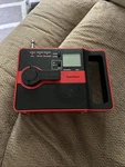 Radio Shack Am/fm Weather Band Emergency Hand Crank Flashlight Red W/ Manu. Fixed Price $40.00.