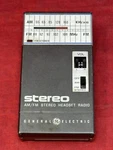 General Electric 7-1610A Am Fm Stereo Handheld Portable Vtg Battery Radiowork. Fixed Price $29.95.