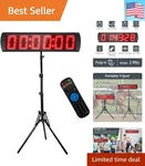 Portable 5 Inch High 6 Digits Led Race Clock With Tripod For Running Events, .... Fixed Price $238.77.