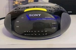 Rare Black Sony Psyc ICF-CD832 R/rw Play /am Fm Stereo Clock Radio. Fixed Price $50.00.