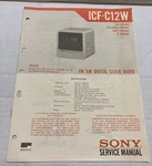 Original 1979 ICF-C15W Sony Service Manual. Fixed Price $21.71.