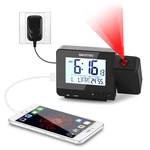 Smartro Digital Projection Alarm Clock For Bedrooms With Indoor Thermometer Hyg. Fixed Price $40.75.