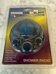 Conair Shower Radio Vintage Translucence Am/fm Carry Strap Design Line Batteries. Fixed Price $33.99.