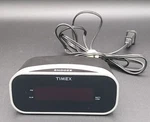 Timex T121 Black/silver Digital Alarm Clock With 7" Red Display Tested. Fixed Price $6.00.