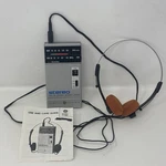 Vtg Ge 7-1600 Am/fm Stereo Headset Radio Bundle W/ Manual Headphones Works. Fixed Price $35.99.