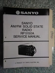 Sanyo Rp 5150 Service Manual Original Repair Book Am/fm Radio Portable 2 Band. Fixed Price $19.98.