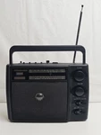 Soundesign Band Lcd Alarm Clock Radio W/ Battery Backup Model 2448BLK. Fixed Price $35.00.