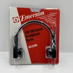 New Vintage Emerson Model AR-2200 Am/fm Radio Stereo Headphones Headset Nib. Fixed Price $53.99.