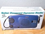 Premium Solar Powered Dynamo Radio No Batteries Needed Model 190-DR Blue. Fixed Price $28.95.