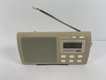 Sony Liv Portable 4-BAND Tv Weather Fm Am Clutch Radio ICF-M410V Tested Works. Fixed Price $29.99.