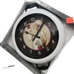 Plastic Kitchen Wall Clock, Pan Shape, 14" Fat Chef With Cake Plate,white,harko. Fixed Price $21.99.