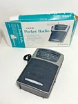 Vintage Radio Shack Am/fm Pocket 12-464 With Original Packaging. Fixed Price $34.95.